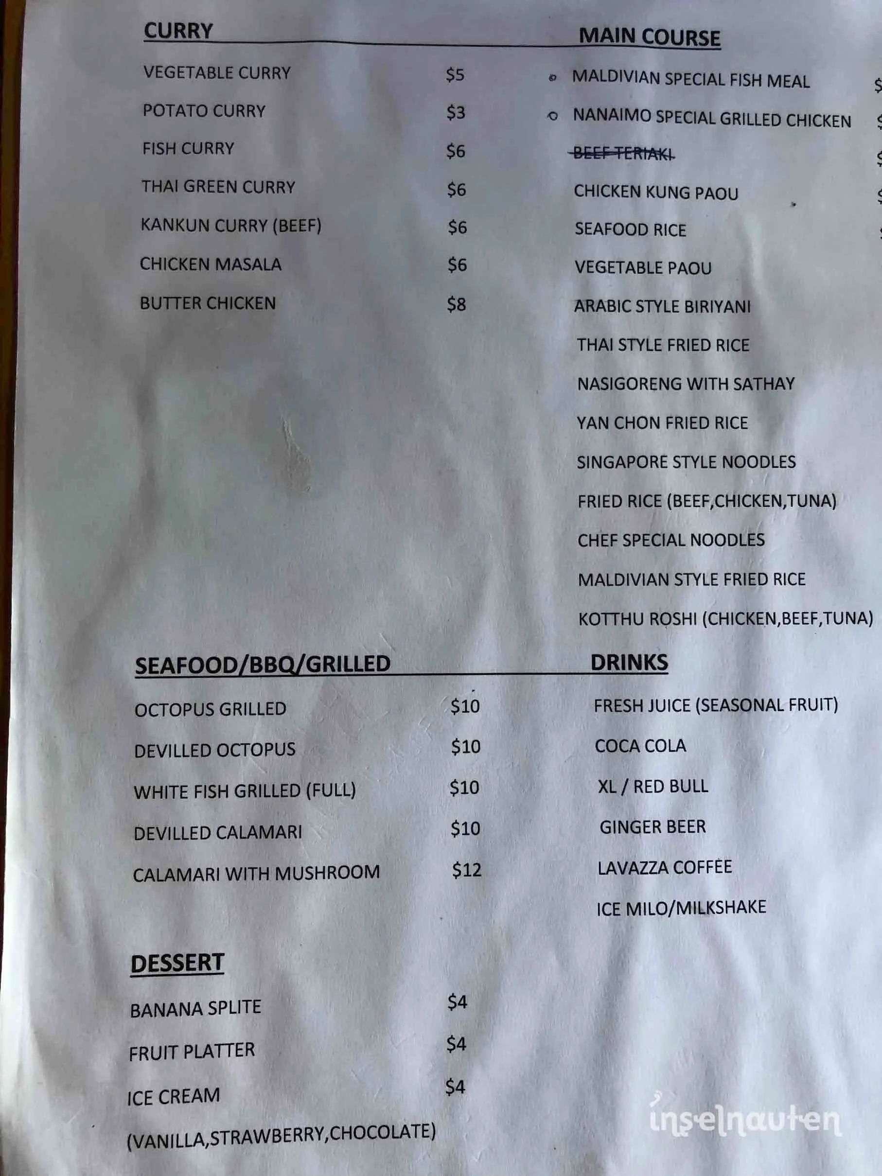 Kamadhoo, Malediven