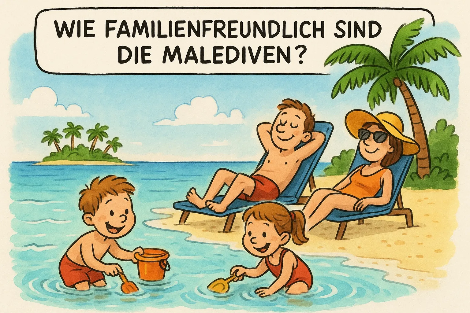 So familienfreundlich sind die Malediven wirklich
