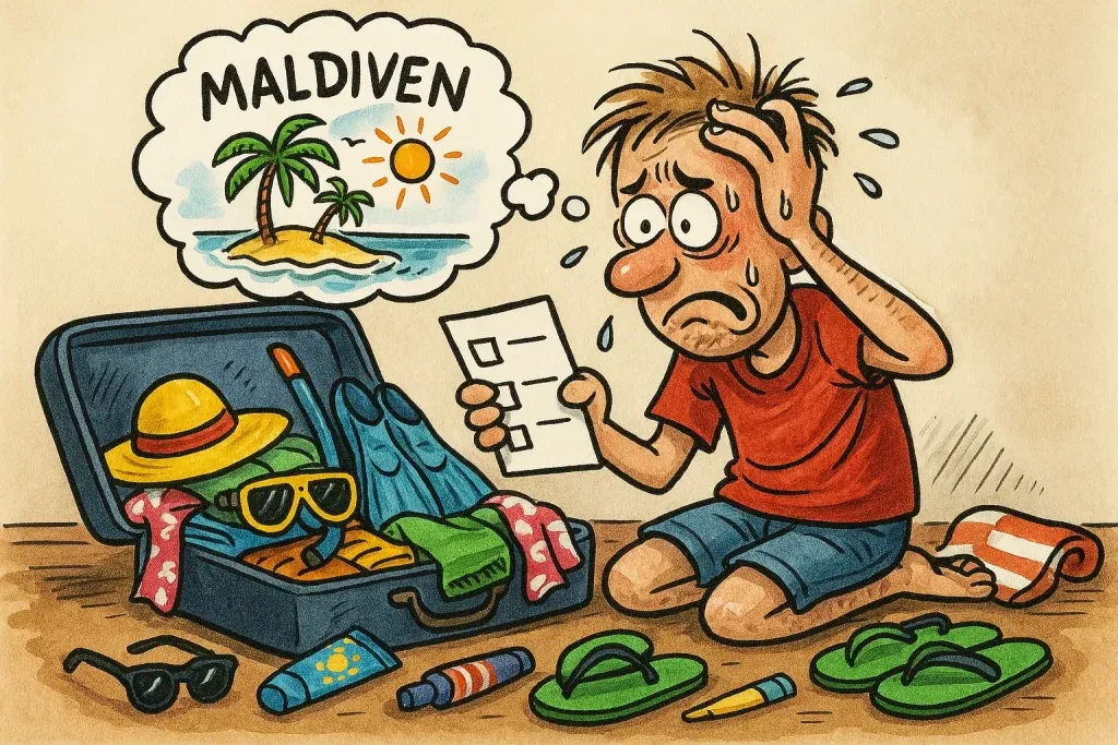 Banner zur ultimativen Malediven-Packliste