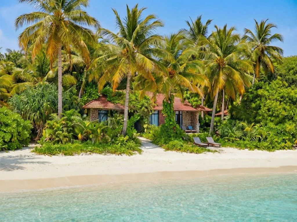Unser Strandhaus auf den Malediven